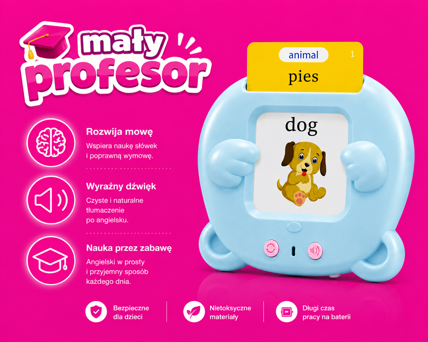 Mały Professor™ - Nauka Angielskiego przez Zabawę
